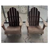 Pair of Adirondack Chairs