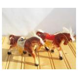 Vintage Brinn Porcelain Miniature Horses