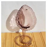 Jack in the Pulpit Art Glass vase in Light Purple
