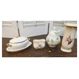 4pcs pretty china - Pickcard, Royal copenhagen,