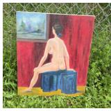 Local artist, Rita williams, Vestal painting -