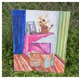 Local artist, Rita williams, Vestal painting -