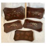 Foochow lacquer nesting tray set *showing age