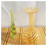 Murano Glass Teardrop Paperweight (artist signed)