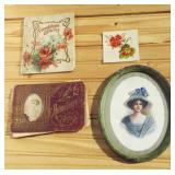 Antique Autograph Book, Friendship Book,