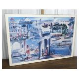 Cape May artwork on a board