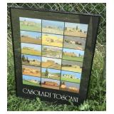 Framed print- Casolari Toscani buildings