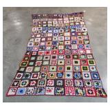 Afghan $ donated to candor food pantry 104"54"