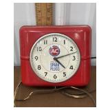 AC Fire-Ting Spark Plugs clock