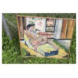 Local artist, Rita williams, Vestal painting -