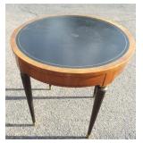 Fine Arts Farm MCM Leather Top Occasional or Side