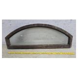 Arch top etched window
