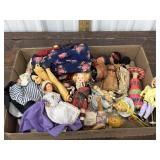 Box vintage dolls