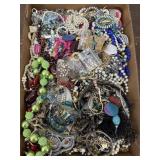 Costume jewelry lot - necklaces, bracelets,
