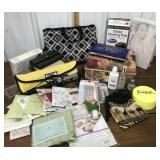 Girly lot-fragrance sashes, razors, wallets,