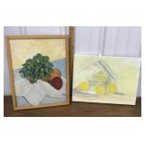 2 Rita Williams local artist paintings on canvass,