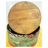 Vintage Decorated Cheese Box