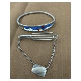 Mexico silver bracelet and Hadley Sterling  tie