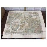 WWII German Map - Paris-Nordwest