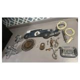 Miscellaneous lot of vintage metal.