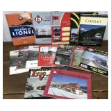 Train railroad books & magazines
