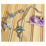 Vintage Sparkly Jewelry. Bracelet needs repair