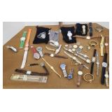 Wristwatches parts bands etc