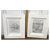 2pcs art local artist Rita Williams - Cape May