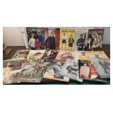 Box vintage knitting magazines
