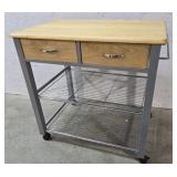 Industrial kitchen cart 36"24"35"