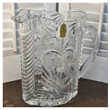 Unusual oval Slovakia pitcher - HEAVY