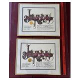 Two Framed International Star Registry