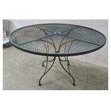 Mesh patio table 48"29"