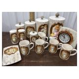 Sears and Roebucks &Co 1978 canister set cream