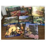 8 vintage Puzzles