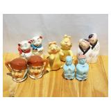 Lot of Vintage Salt & Peppers. Shawnee Pottery
