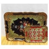 Florence Italy Baroque Wooden Vanity Trays
