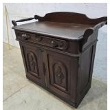 Walnut washstand 34"17"29"