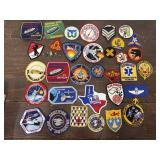 Box of patches - Military, clubs, Rifle