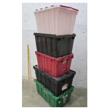 5 Folding Lid Tubs