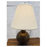 Brass table lamp