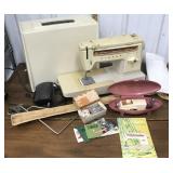 Singer sewing machine, Singer Buttonholer, hanger