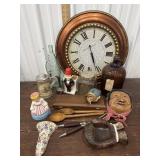 End of consignment misc. - clock, serving