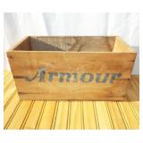 Armour Wood Box - Advertising piece