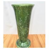 Woodland Imperial Hull Pottery Green Tall Vase.