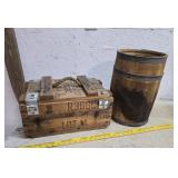 Nail keg, ammo crate