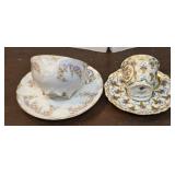 2 cups & saucers - Dresden and Germany