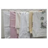 Vintage table cloths - some stains
