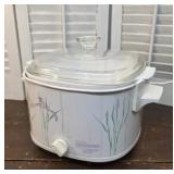 Rival CorningWare Pyrex Iris crock pot