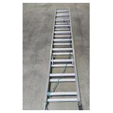 Werner aluminum extension ladder